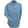 Carhartt Shirts: Men's FR Blue FRS160 MBL Twill Work Shirt -Wrangler Shop image 68712