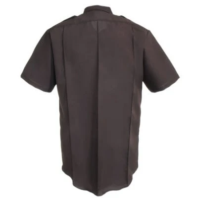 Horace Small Shirts: Mens Brown Soil-Release Short Sleeve Shirt HS1245 3 Horace Small Shirts: Mens Brown Soil-Release Short Sleeve Shirt HS1245