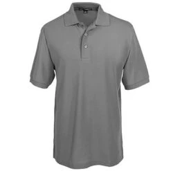 Port Authority Shirts: Men's Silk Touch Knit Sport Shirt K500 GRY -Wrangler Shop image 69469