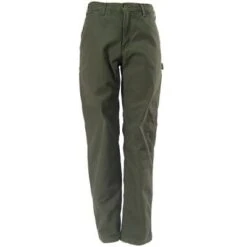Carhartt Pants: Men's B111 MOS Green Flannel Lined Pants -Wrangler Shop image 70527