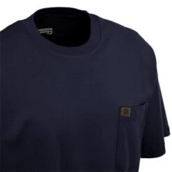 Wrangler Riggs Shirts: Men's Navy 3W700 NV Short Sleeve Pocket Tee Shirt -Wrangler Shop image 72694