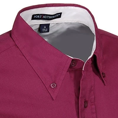 Port Authority Shirts: Men's Burgundy S608 BUR Easy Care Woven Shirt 2 Port Authority Shirts: Men's Burgundy S608 BUR Easy Care Woven Shirt