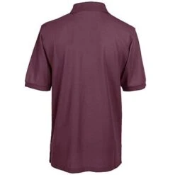 Port Authority: Silk Touch Men's Burgundy Knit Shirt K500 BRG -Wrangler Shop image 74276
