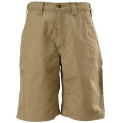 Carhartt Shorts: Men's Dark Khaki B147 DKH Cotton Canvas Work Shorts -Wrangler Shop image 79624