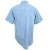 Wrangler Riggs Shirts: Men's Light Blue 3W531 BL Chambray Short Sleeve Shirt -Wrangler Shop image 82784