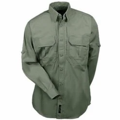 5.11 Tactical Shirts: Men's Green Cotton Work Shirt 72157 182 9 5.11 Tactical Shirts: Men's Green Cotton Work Shirt 72157 182 -Wrangler Shop image 83168
