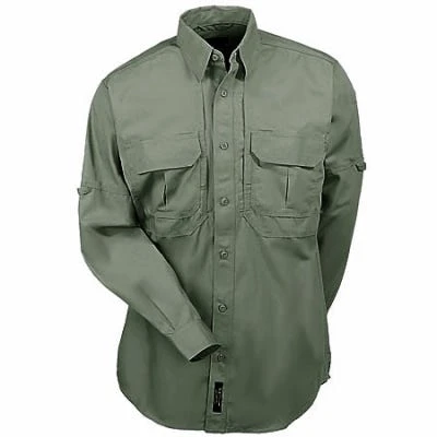 5.11 Tactical Shirts: Men's Green Cotton Work Shirt 72157 182 6 5.11 Tactical Shirts: Men's Green Cotton Work Shirt 72157 182 - Image 4