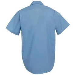 Red Kap Shirts: Men's SP24 LB Light Blue Industrial Uniform Work Shirt -Wrangler Shop image 83910