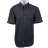 Port Authority Shirts: S508 BLK Men's Black Short Sleeve Button Down Shirt -Wrangler Shop image 84340