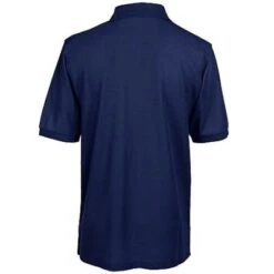 Port Authority Shirts: Silk Touch Navy Knit Polo Shirt K500 NVY -Wrangler Shop image 86910