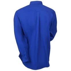 Port Authority Shirts: Men's Royal Blue S608 RYL Cotton Blend Woven Shirt -Wrangler Shop image 87312