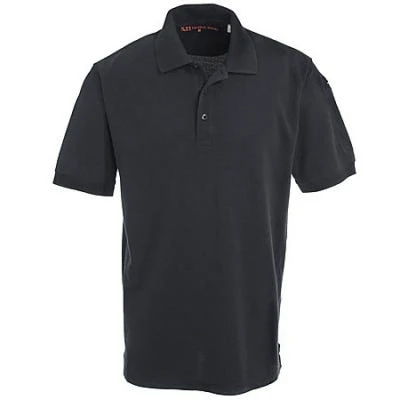 5.11 Tactical Shirts: Men's Black Cotton Polo Shirt 41060 019 3 5.11 Tactical Shirts: Men's Black Cotton Polo Shirt 41060 019