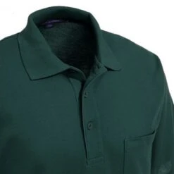 Port Authority Shirts: Men's Silk Touch Green Polo Shirt K500P DGR -Wrangler Shop image 89363