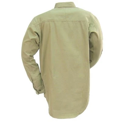Wrangler Riggs Shirts: Men's Khaki 3W501 KH Cotton Twill Long Sleeve Work Shirt 3 Wrangler Riggs Shirts: Men's Khaki 3W501 KH Cotton Twill Long Sleeve Work Shirt