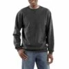 Carhartt Sweatshirt: Men's 104165 026 Carbon Heather Heavyweight Crewneck Paxton -Wrangler Shop k124026