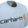 Carhartt Shirts: Men's Grey K195 HGY Cotton Jersey Logo Tee Shirt 1 Carhartt Shirts: Men's Grey K195 HGY Cotton Jersey Logo Tee Shirt -Wrangler Shop k195hgy carharttcd 01 1