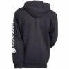Carhartt Sweatshirts: Men's Black K288 BLK Midweight Pullover Hooded Sweatshirt -Wrangler Shop k288blk carharttb 01