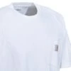 Carhartt Shirts: Men's K87 WHT White Short Sleeve Heavyweight Pocket Loose Fit T Shirt -Wrangler Shop k87wht carharttcd 01