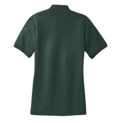 Port Authority Shirts: Women's Silk Touch Green Shirt L500 DGR -Wrangler Shop l500 darkgreen flat back