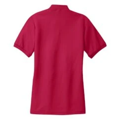 Port Authority Shirts: Women's Red Polo Shirt L500 RED -Wrangler Shop l500 red flat back 1