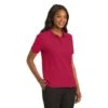 Port Authority Shirts: Women's Red Polo Shirt L500 RED -Wrangler Shop l500 red model 3q 082018