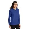 Port Authority Shirts: Women's Royal Blue Polo Shirt L500LS RYL -Wrangler Shop l500ls royal model 3q 032017