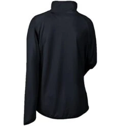 Sport Tek Pullover: Ladies LST850 BLK Black 1/2 Zip Stretch Pullover -Wrangler Shop lst850blk portauthorityb 01