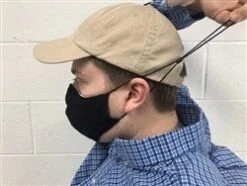 Mask: MK-CFM2 Black Fabric Reusable Double Layer Face Mask -Wrangler Shop mk cfm2 4t