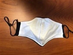 Mask: MK-CFM2 Black Fabric Reusable Double Layer Face Mask -Wrangler Shop mk cfm2 6t