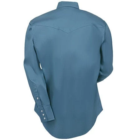 Wrangler Shirts: Men's Dark Teal MS71419 Cowboy Cut Twill Long Sleeve Shirt 5 Wrangler Shirts: Men's Dark Teal MS71419 Cowboy Cut Twill Long Sleeve Shirt - Image 3