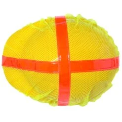 Occunomix Hat Covers: Hi-Vis V896 R Y Yellow Mesh Safety Hard Hat Cover -Wrangler Shop occunomix v896 r y t 01