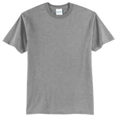 Port & Company Shirts: Men's PC55 AH Athletic Heather Core Blend Tee -Wrangler Shop pc55 athleticheather flat front 2009