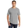 Port & Company Shirts: Men's PC55 AH Athletic Heather Core Blend Tee -Wrangler Shop pc55 athleticheather model front