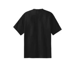 Port & Company Shirts: Men's Black PC61 JBK Cotton Essential Tee Shirt -Wrangler Shop pc61 jetblack flat back