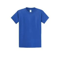 Port & Company Shirts: Men's Royal Blue PC61 RYL Essential T-Shirt 11 Port & Company Shirts: Men's Royal Blue PC61 RYL Essential T-Shirt -Wrangler Shop pc61 royal flat front