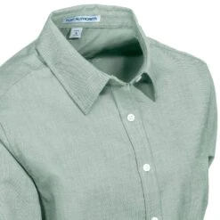Port Authority Shirts: Women's L658 GRN SuperPro Green Oxford Shirt 6 Port Authority Shirts: Women's L658 GRN SuperPro Green Oxford Shirt -Wrangler Shop port authority l658 grn cd 01