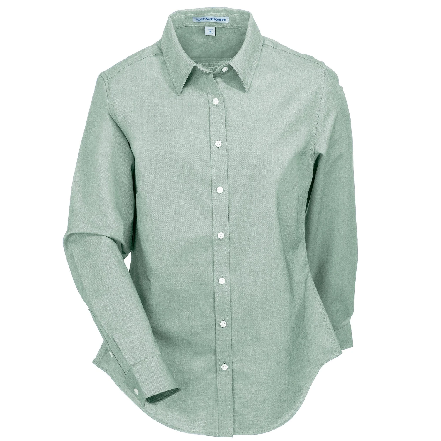 Port Authority Shirts: Women's L658 GRN SuperPro Green Oxford Shirt 5 Port Authority Shirts: Women's L658 GRN SuperPro Green Oxford Shirt - Image 3