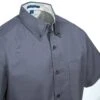 Port Authority Shirts: Men's S508 GY/ST Steel Grey/Light Stone Short-Sleeve Easy Care Button Down Shirt -Wrangler Shop port authority pras508 gy cd 01
