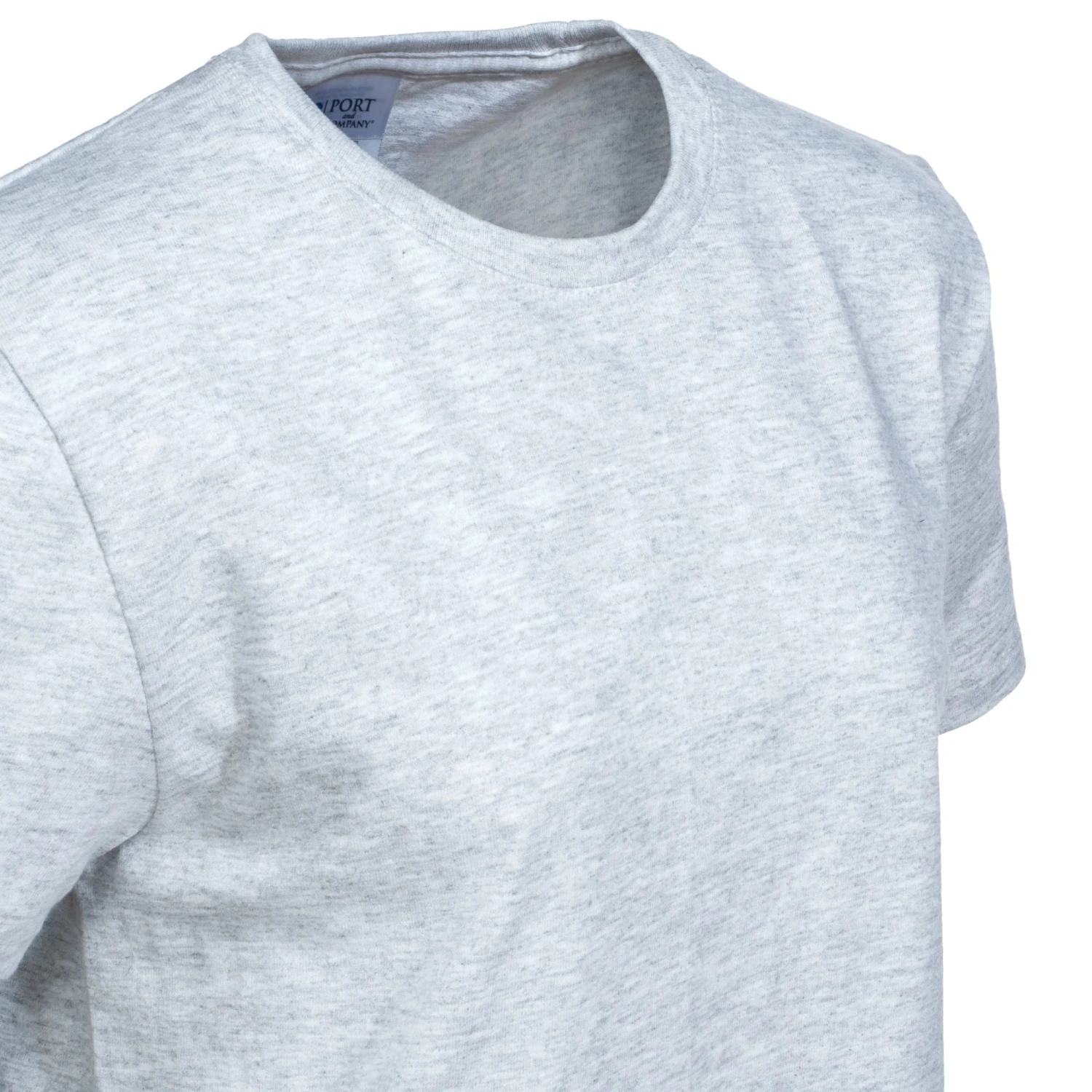 Port & Company Shirts: Women's LPC61 ASH Grey Essential Short-Sleeve Tee Shirt 4 Port & Company Shirts: Women's LPC61 ASH Grey Essential Short-Sleeve Tee Shirt - Image 2