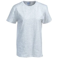 Port & Company Shirts: Women's LPC61 ASH Grey Essential Short-Sleeve Tee Shirt 7 Port & Company Shirts: Women's LPC61 ASH Grey Essential Short-Sleeve Tee Shirt -Wrangler Shop port co lpc61ash f 01