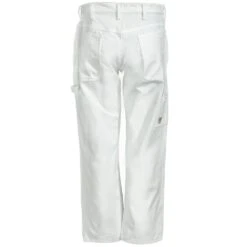 Red Kap Pants: Men's PC80 WH White Painter Dungaree Work Pants -Wrangler Shop red kap pc80wh2 b 01
