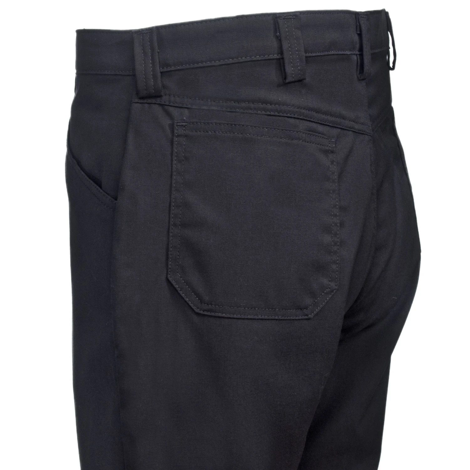 Red Kap Pants: Lightweight Ripstop Men's Black PT2L BK Twill Work Pants 5 Red Kap Pants: Lightweight Ripstop Men's Black PT2L BK Twill Work Pants - Image 3