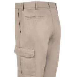 Red Kap Pants: Men's Khaki PT88 KH Khaki Industrial Cargo Work Pants -Wrangler Shop red kap pt88 kh l 01