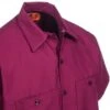 Red Kap Shirts: Men's SP24 BY Short-Sleeve Industrial Burgundy Work Shirt -Wrangler Shop red kap sp24by cd 01