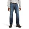 Ariat Work FR Jeans: Men's 10026004 FR M5 Slim DuraStretch Truckee Stackable Straight Leg Jean -Wrangler Shop s19 mns work 10026004 front