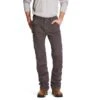 Ariat Rebar Jeans: Men's 10025973 Rebar Grey Rebar M4 Low Rise DuraStretch Washed Twill Dungaree Boot Cut Pant -Wrangler Shop s19 mns work gaglione 10025973 front
