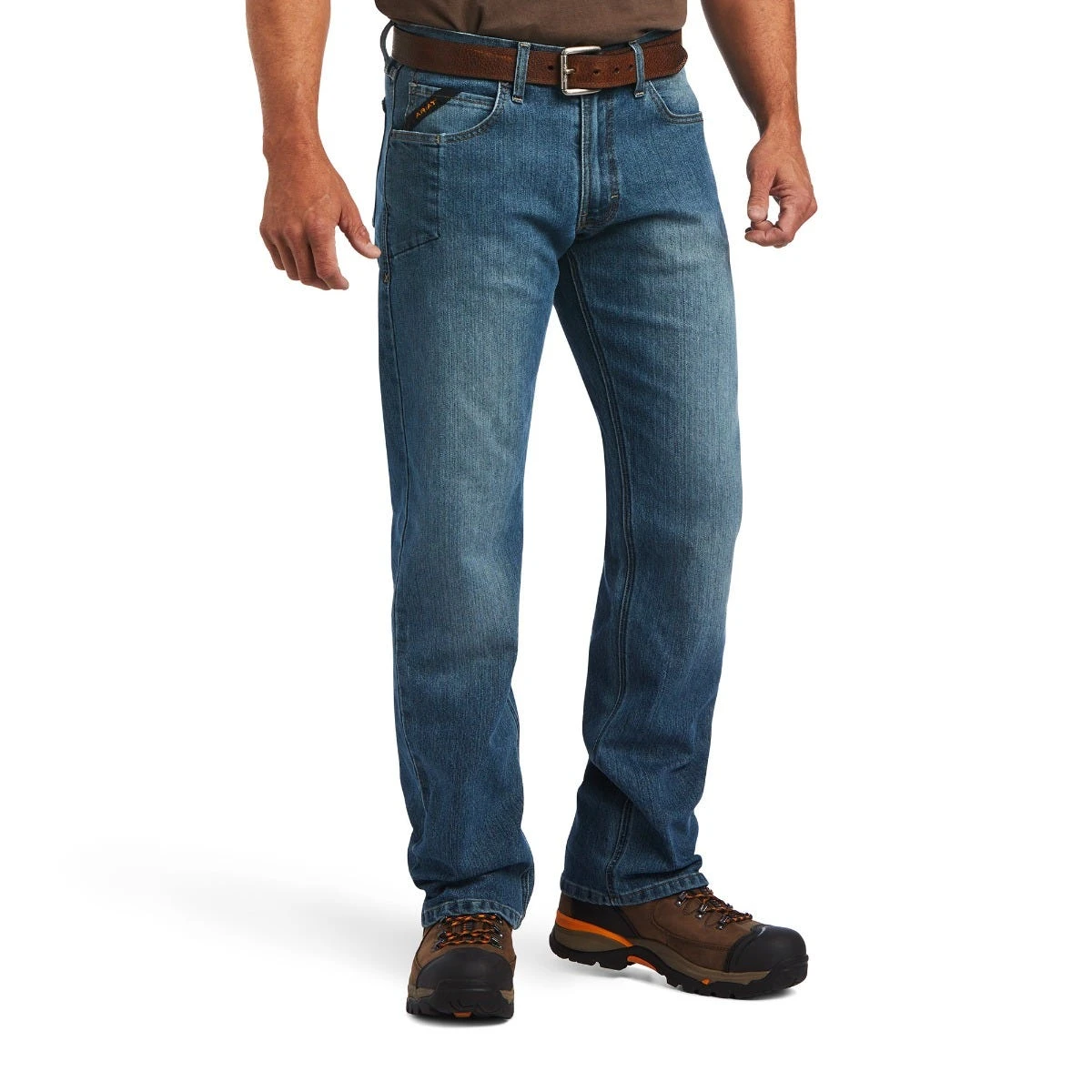 Ariat Rebar Jeans: Men's 10039288 Edgewood Rebar M5 Basic Stackable Straight Leg Jeans 3 Ariat Rebar Jeans: Men's 10039288 Edgewood Rebar M5 Basic Stackable Straight Leg Jeans