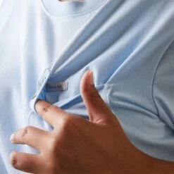 Ariat Rebar Shirts: Women's 10043848 Clearsky CottonStrong Roughneck Graphic T-Shirt -Wrangler Shop s23 wms work 10043848 detail02 plus