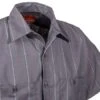 Red Kap Shirts: Men's SP24 CR Grey Stripe Uniform Work Shirt 2 Red Kap Shirts: Men's SP24 CR Grey Stripe Uniform Work Shirt -Wrangler Shop sp24ch2 redkapcd 01