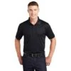 Sport-Tek Shirts: Men's ST650 BLK Black Moisture-Wicking Micropique Polo Shirt